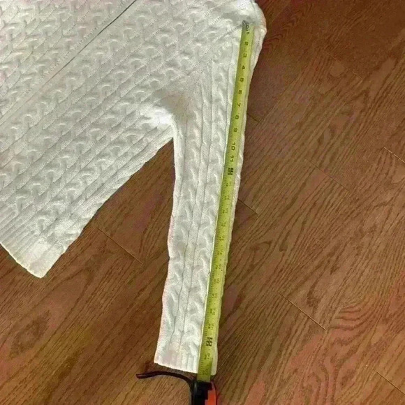 Craft & Barrow Knit Jacket Ivory Double Zip Women Sz  Petite XL - Picture 2 of 6